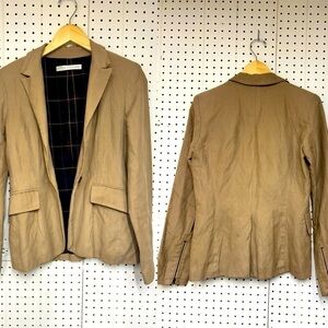 - Ulla Johnson V-Neck Tan Blazer